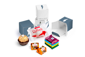 Süße Werbung & Snacks