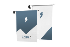 Window-Flag Outdoor, System inkl. Druck